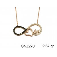 Silver    necklace    with    pendant                                     SNZ270-925K