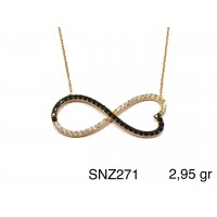 Silver    necklace    with    pendant                                     SNZ271-925K