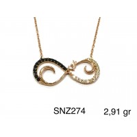 Silver    necklace    with    pendant                                     SNZ274-925K