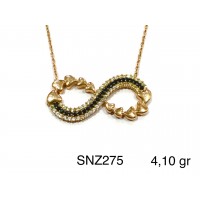 Silver    necklace    with    pendant                                     SNZ275-925K