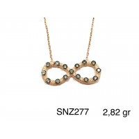 Silver    necklace    with    pendant                                     SNZ277-925K
