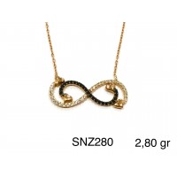 Silver    necklace    with    pendant                                     SNZ280-925K