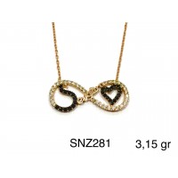 Silver    necklace    with    pendant                                     SNZ281-925K