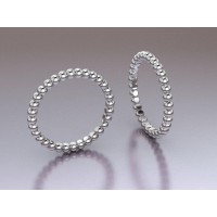  14K Gold 2mm Memory Ring with stone 1,96 gr 