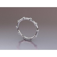  14K Gold 2mm Memory Ring with stone 1,7 gr 